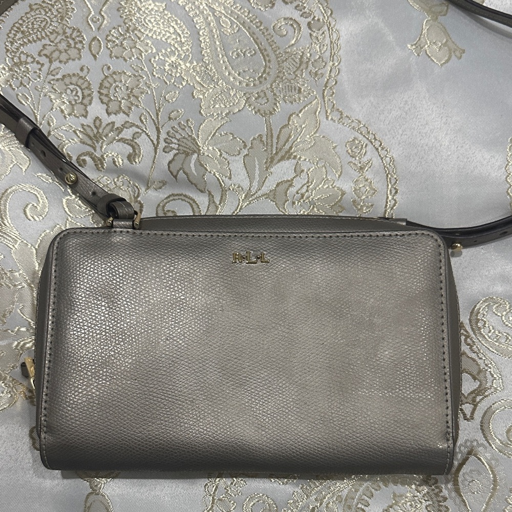 Ralph Lauren Blue Label Gray Crossbody Bag